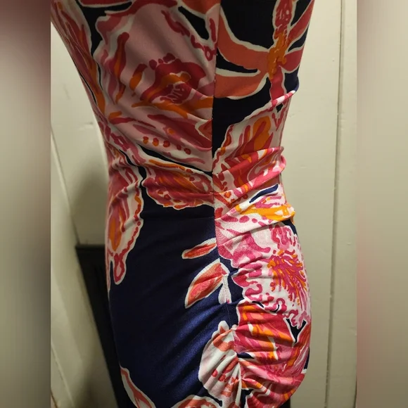 Lilly Pulitzer Madidon Floral Print Ruched Dress - Picture 5 of 7